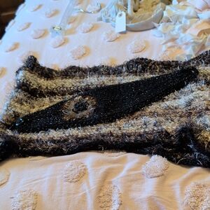 Collectioneighteen Brown/Black Neck Scarf With Matching Hair Band